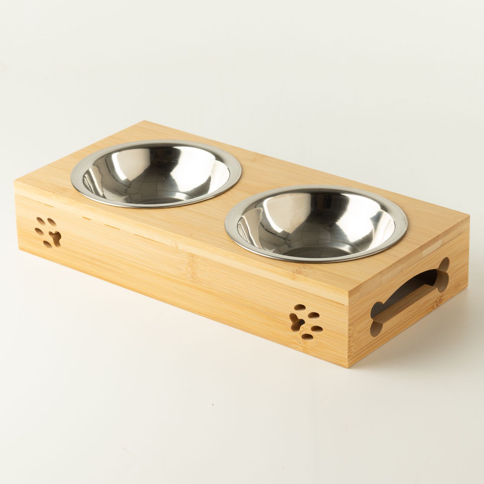 Double pet bowls