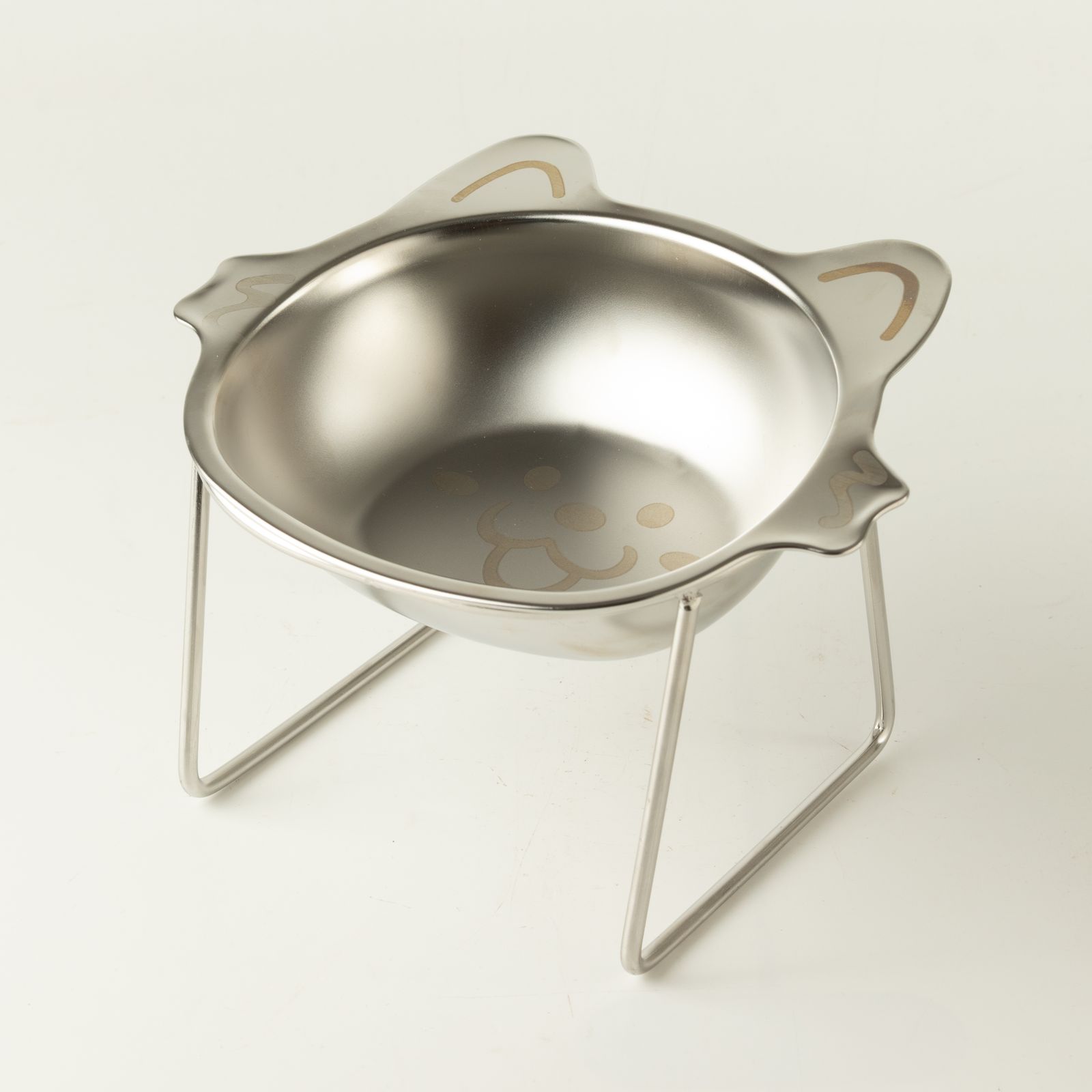 Cat bowl stand